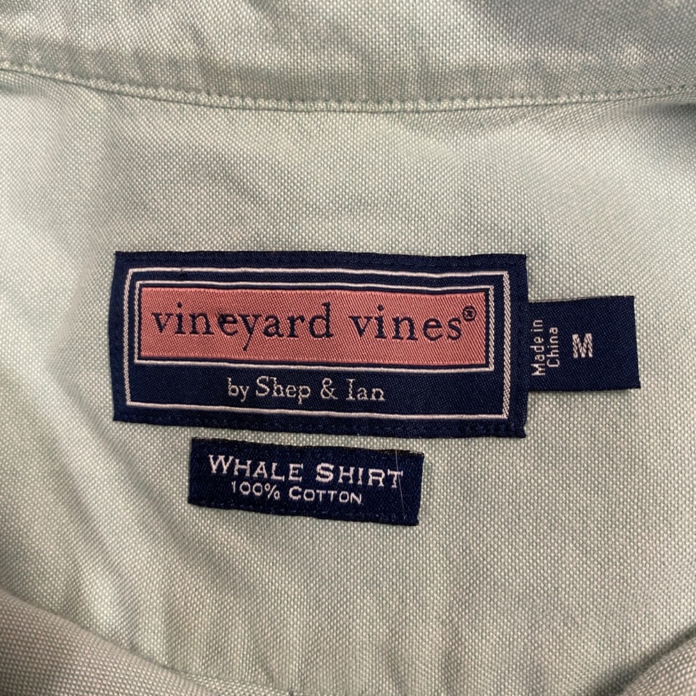 Vineyard Vines Solid Mint-Green Buttondown - image 3